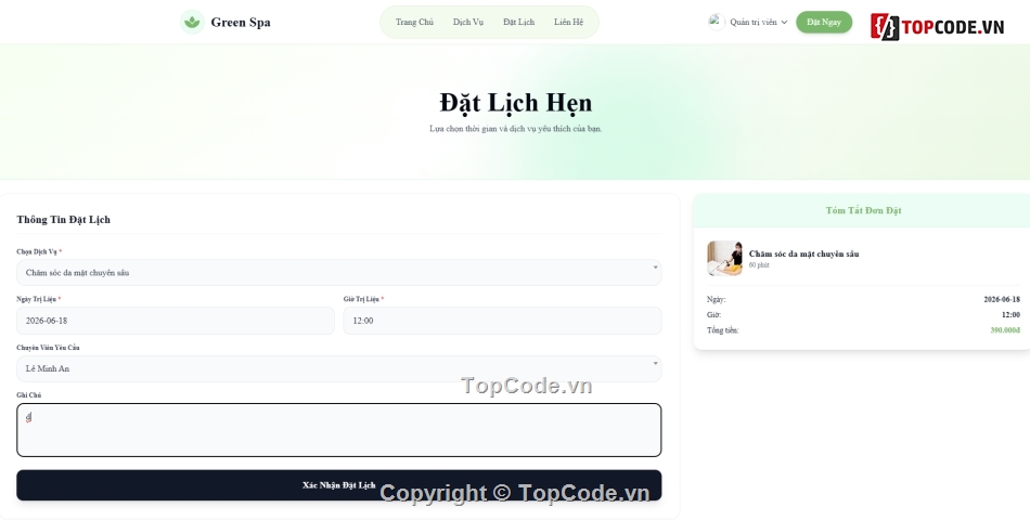 Book Store Web,king,đặt lịch